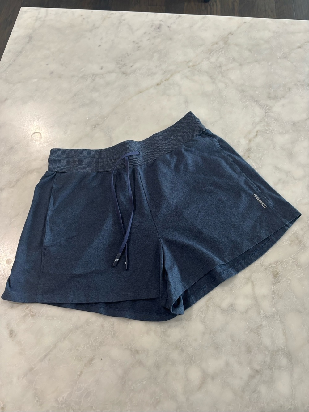 Fabletics Dark Navy Drawstring Athletic Shorts